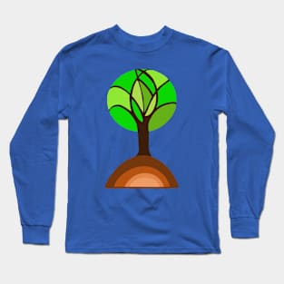 Bold and Bright Tree Long Sleeve T-Shirt